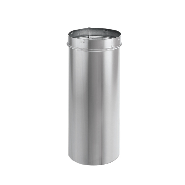 DuraBlack SS 6" Slip Connector w/ Trim